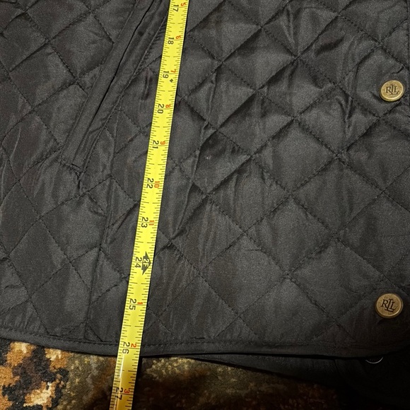 Ralph Lauren Black Utility Jacket with Quilted Design - Picture 7 of 11